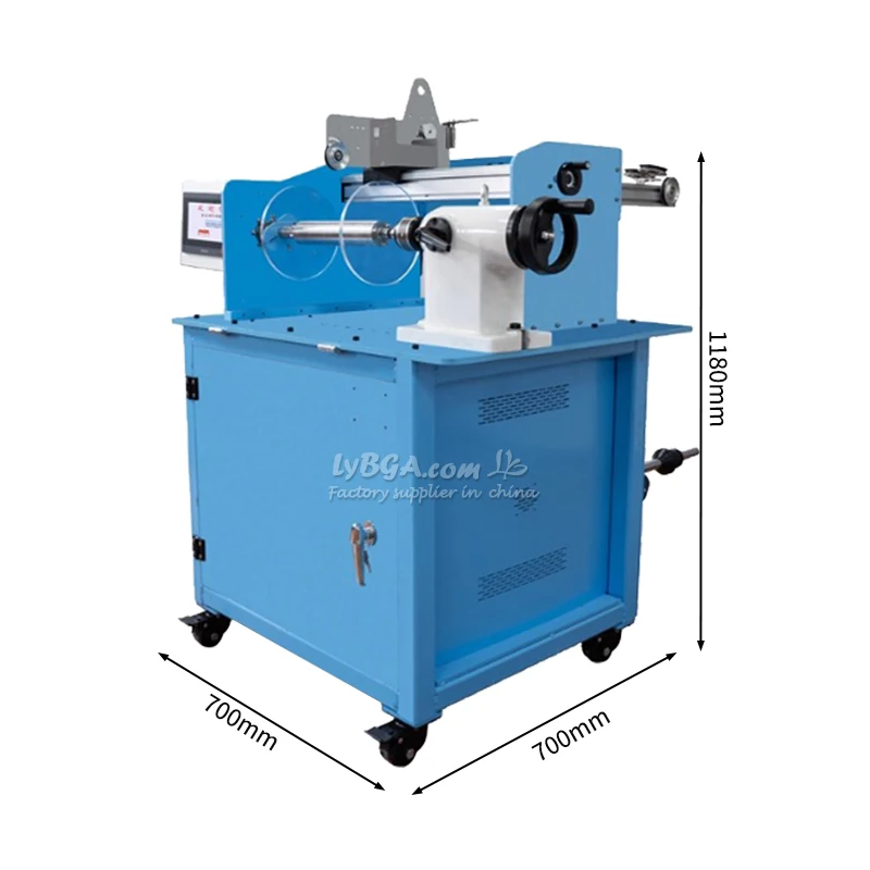 LY FCW-50 Retrazione ad alta velocità Scarico Integrato All-In-One Avvolgitrice per fibra ottica Diametro 300 mm Larghezza 400 mm