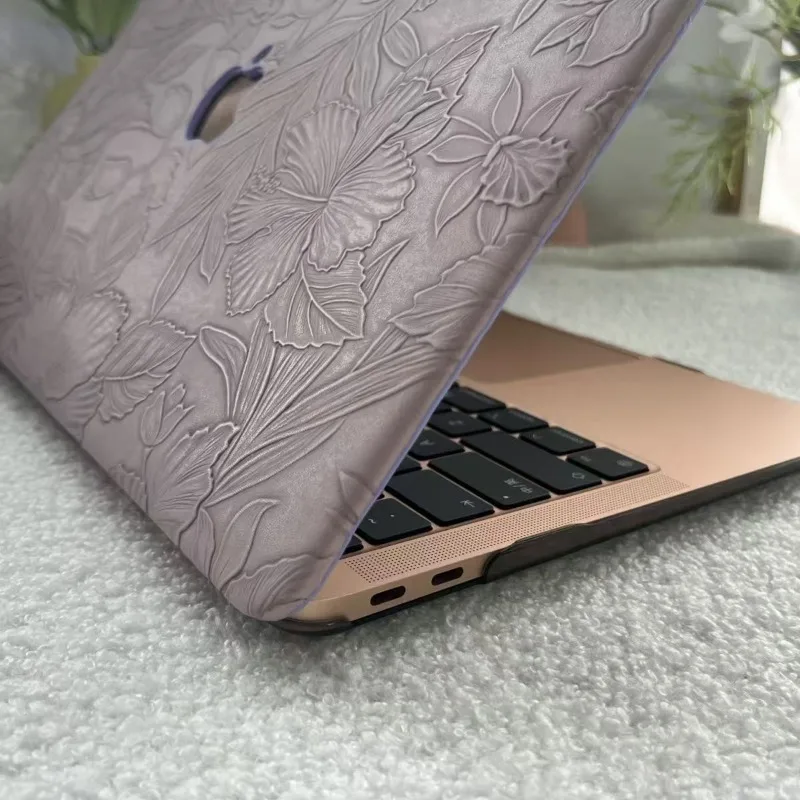 Laptop Protective Case PU Leather Handmade Retro Style Macbookpro Laptop Backpack  16 Inch Laptop Case  Computer Bag