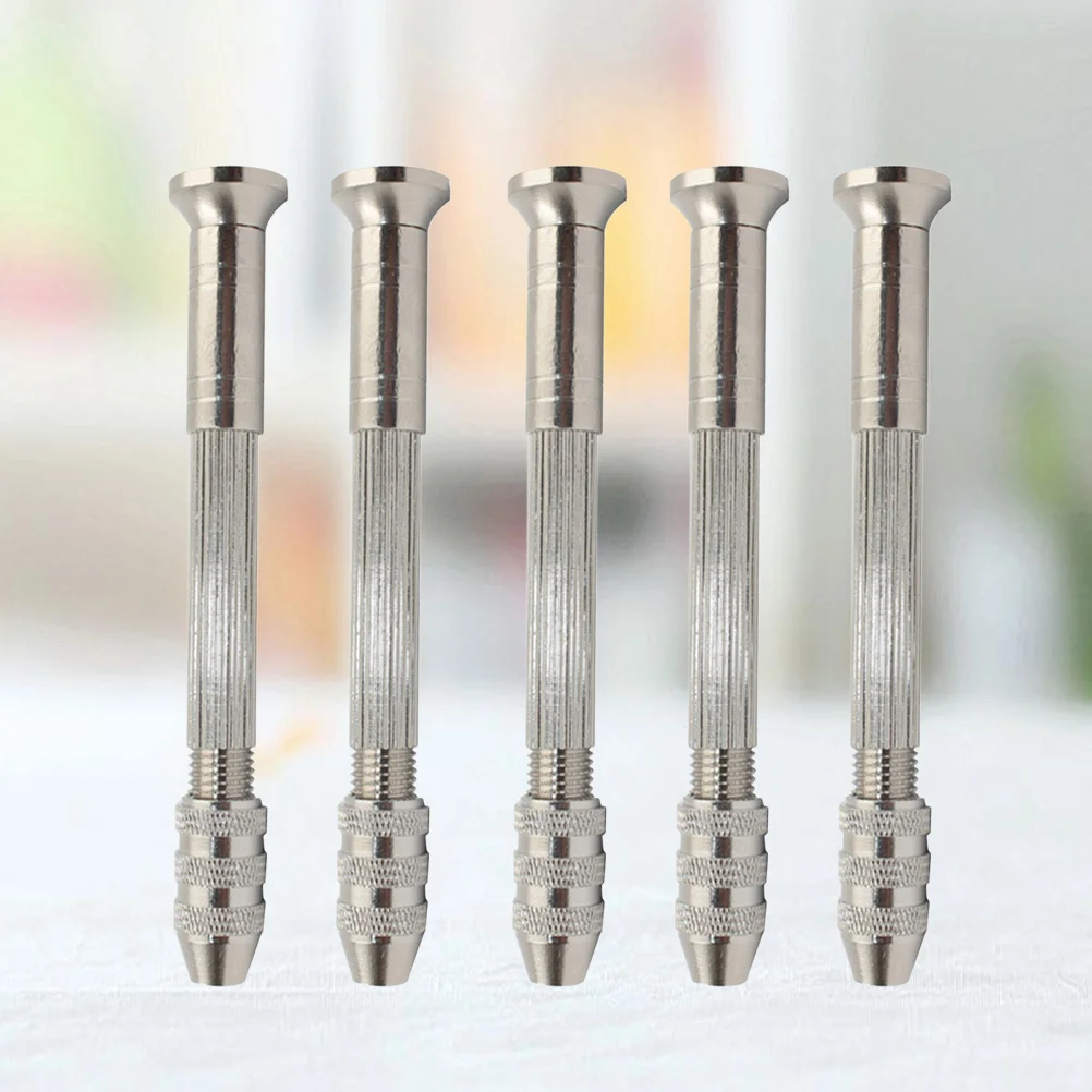 5 Pcs Hand Drill Jewelry Engravings Precision Stainless Steel Wen Wan Woodworking