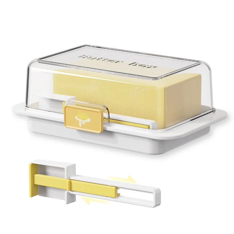 Butter Dish with Lid Butter Dividing Storage Box Container Kitchen Storage Seal Butter Splitting Box Cheese Keeper Box