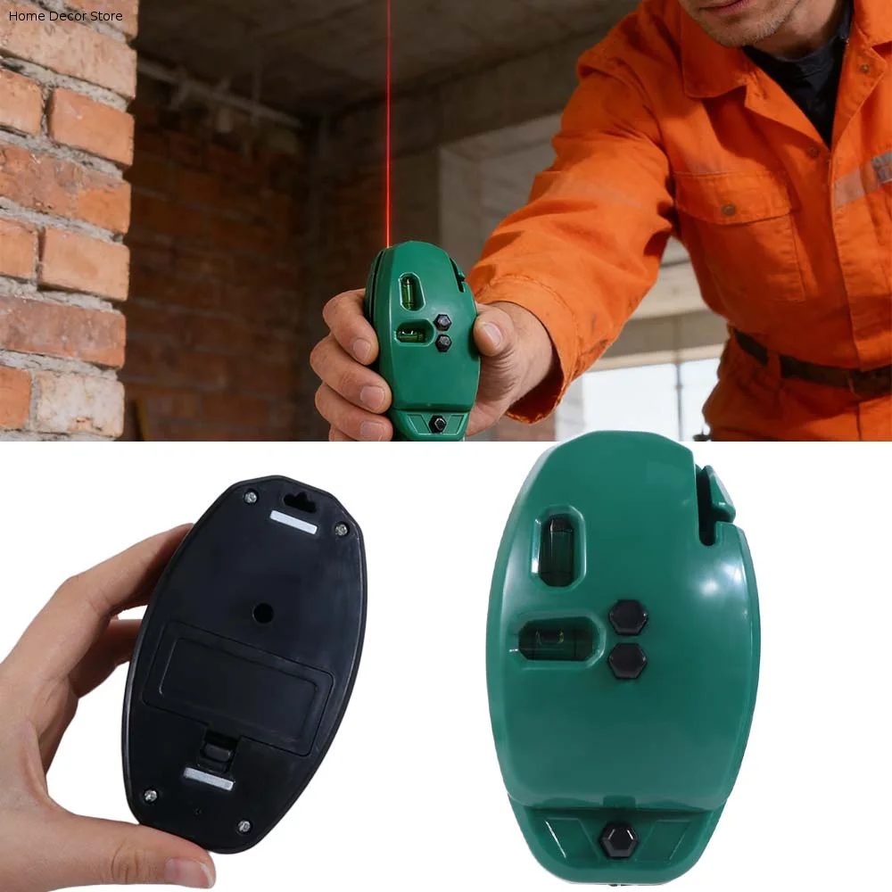2 Lines Laser Vertical Mouse Laser Level Right Angle Horizontal Line Leveling Laser Infrared Technology High-precision