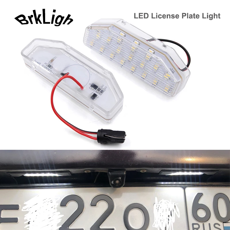 

2Pcs Canbus For Mazda RX-8 Mazda6 Atenza GH1 GH2 2003-2012 LED License Plate Lights Car Rear Tail Number Plate Lamps 18smd White