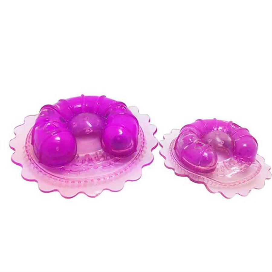 2Pcs Nipple Sticker Vibrators Breast Sucker Clips Nipple Clamps Vibrators G-spot Stimulation Breast Massage Sex Toys For Women