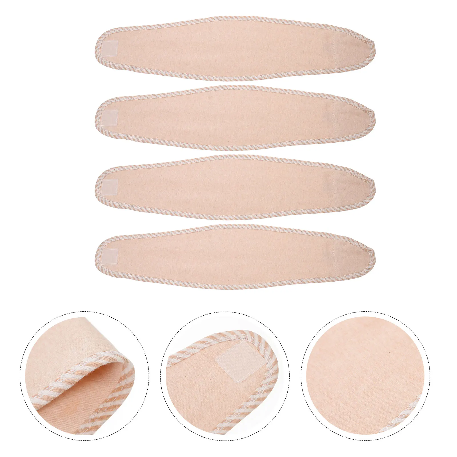 

4pcs Baby Belly Bands Skin Friendly Thick Warm Practical Durable Cotton Newborn Infant Navel Belts Wraps Accessories