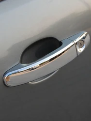 New Chrome Car Door Handle Cover Trim Stickers Styling Accessories For Ford S-MAX 2007-2012 SMAX