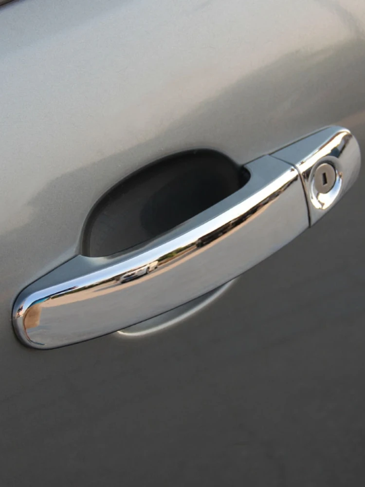 New Chrome Car Door Handle Cover Trim Stickers Styling Accessories For Ford S-MAX 2007-2012 SMAX
