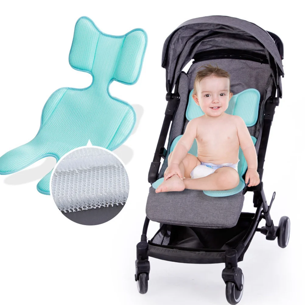 

Breathable Baby Stroller Cushion Sky-Blue Thickened Cotton Seat Cover Universal for Baby Chair Seat Safety Use