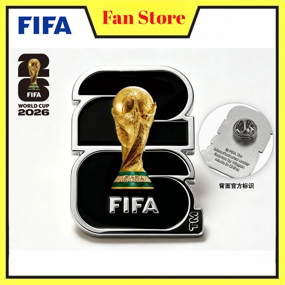 FIFA 2026 World Cup Emblem Badge USA Canada Mexico