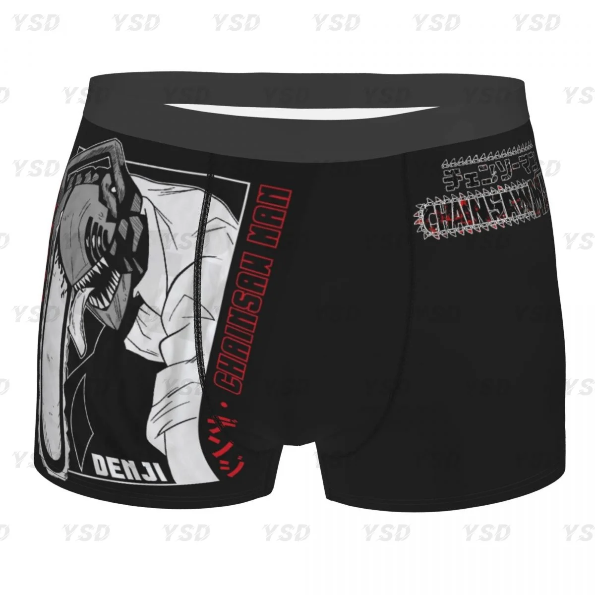 

Аниме бензопила мужские кислотные Боксеры Трусы, очень дышащее нижнее белье, высокое качество 3D принт шорты подарок на день рождения