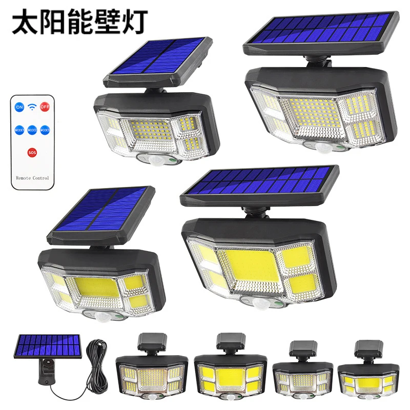 

Solar Lamp Outdoor Human Body Induction Wall Lamp Household Garden Lamp Waterproof Lighting Street Lamp Solar Light Outdoors Hot