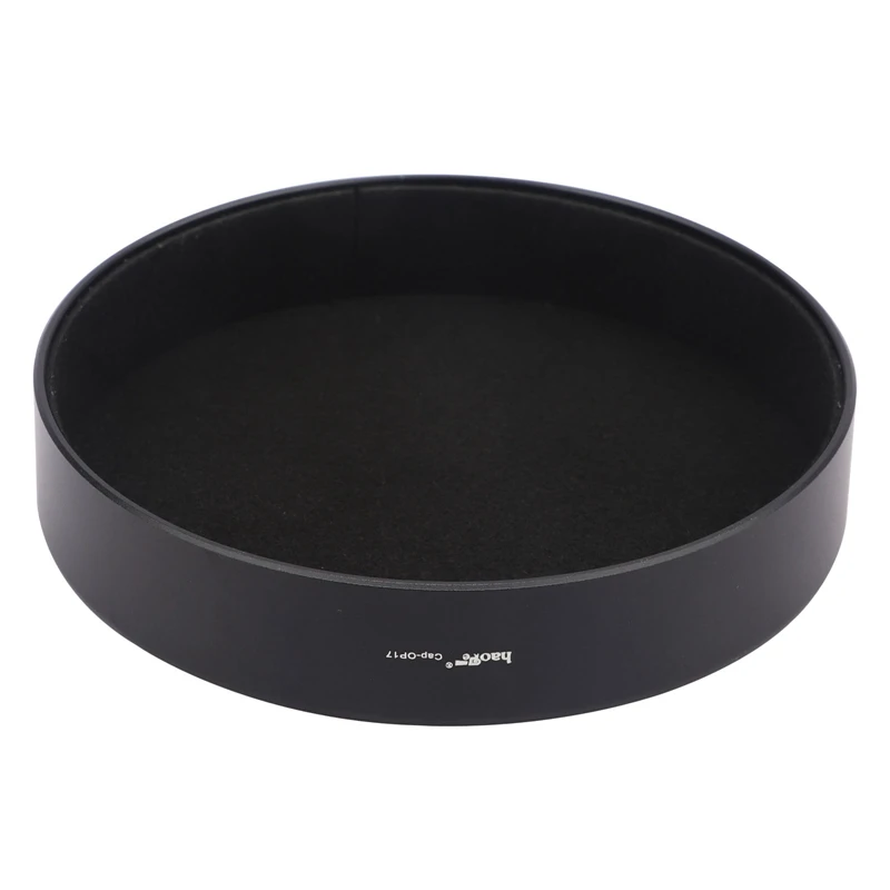 Sombra quadrada da capa da lente do metal de haoge para olympus m. zuiko ed 12-40mm f/2.8 pro lente 12-40mm f2.8