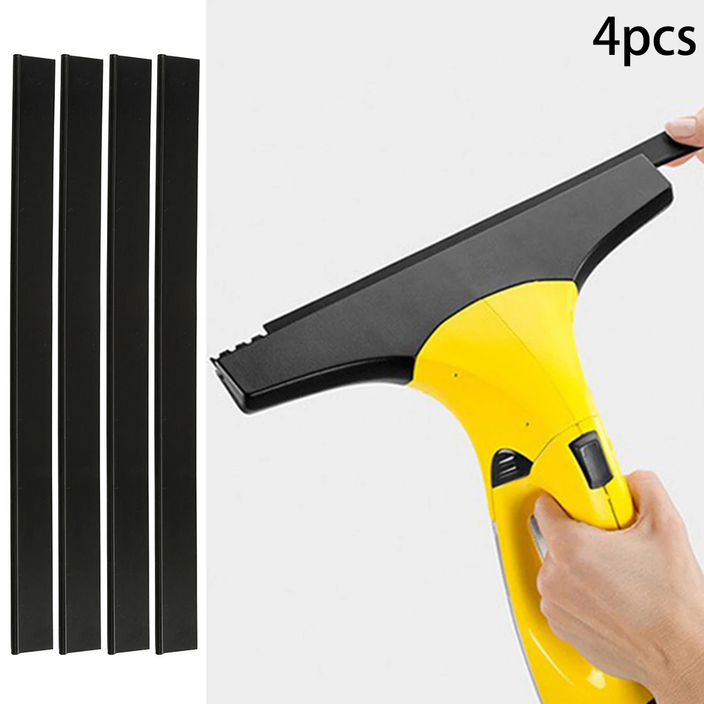 Improve Window Cleaning Results With 4 Casement Vac Vacuum Cleaner Rubber Squeegee Blades Compatible With For Karcher WV50 WV2