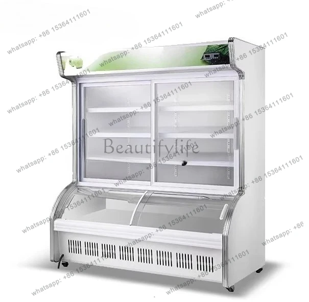 Display cabinet, barbecue, à la carte, double temperature freezing, refrigeration and fresh-keeping freezer copper tube