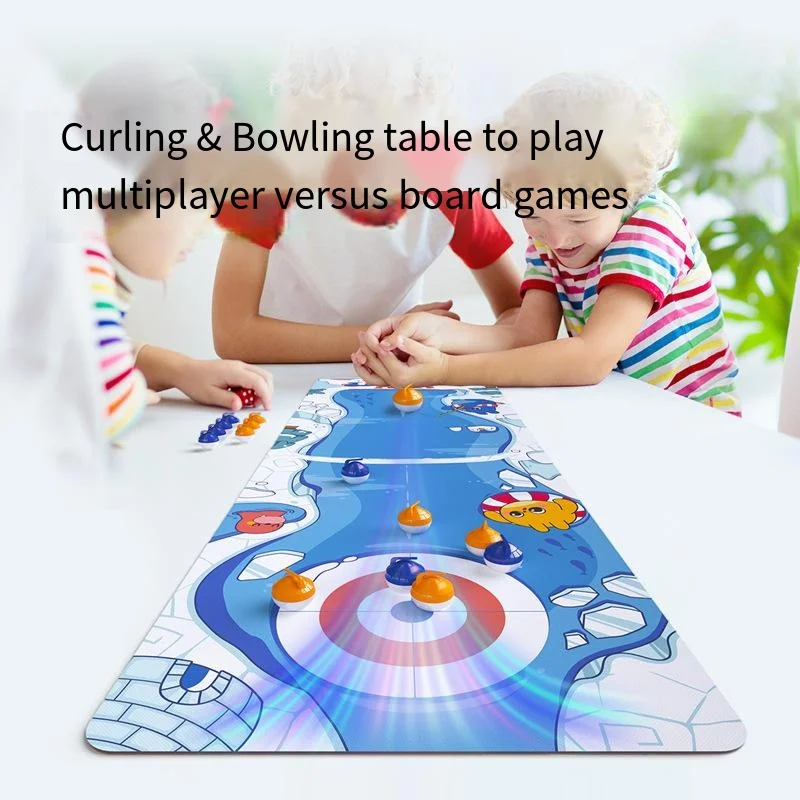 

Children's Table Curling, Educational Toys Parent-child Toys Table Games Dryland Curling Family Reunion Group Building Games