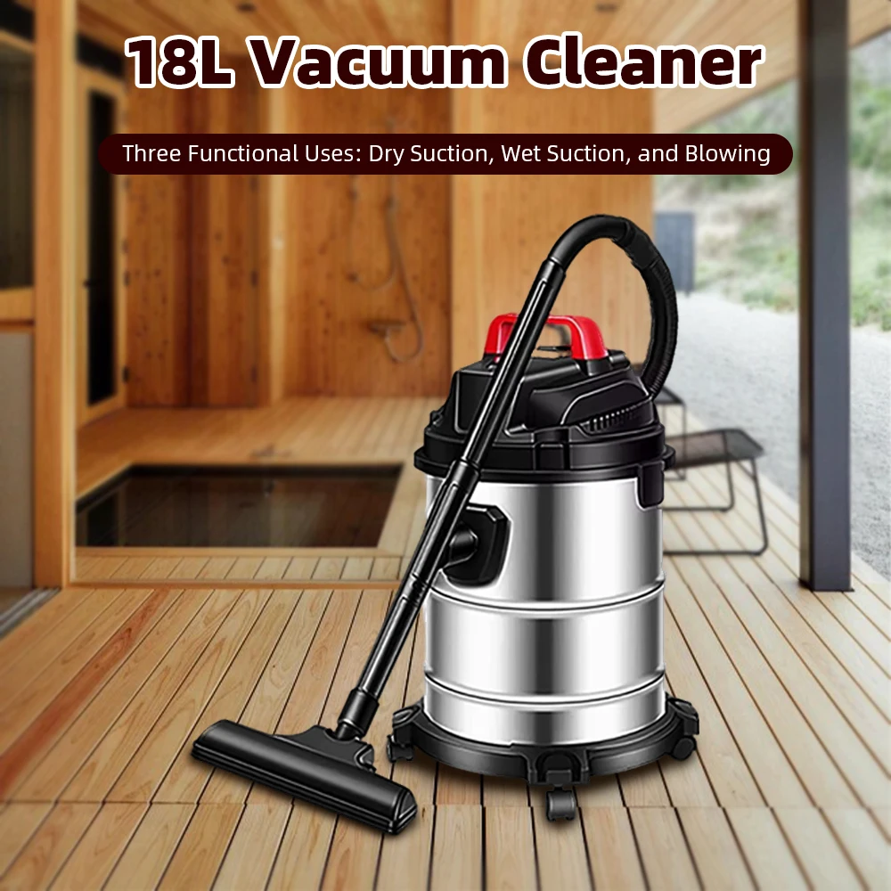 Electric Vacuum Cleaner 60 Minutes of High Endurance High-Power Household Suction Vacuum Cleaner  Dry Wet Blowing Triple-Use