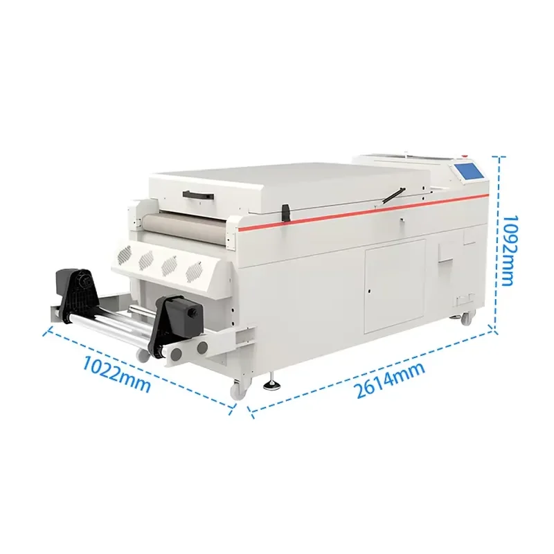 Automatic 24 Inch Hign Quality Dtf Powder Shaker with Oven for T-Shirt Printing for Sale