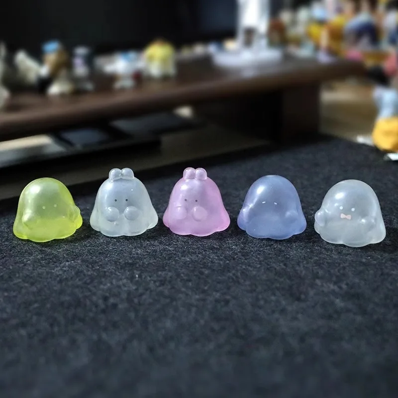 الأصلي YELL اليابان Gashapon Kawaii أنيمي الشكل لينة الغراء لطيف شبح لطيف مصغرة كبسولة اللعب هدية