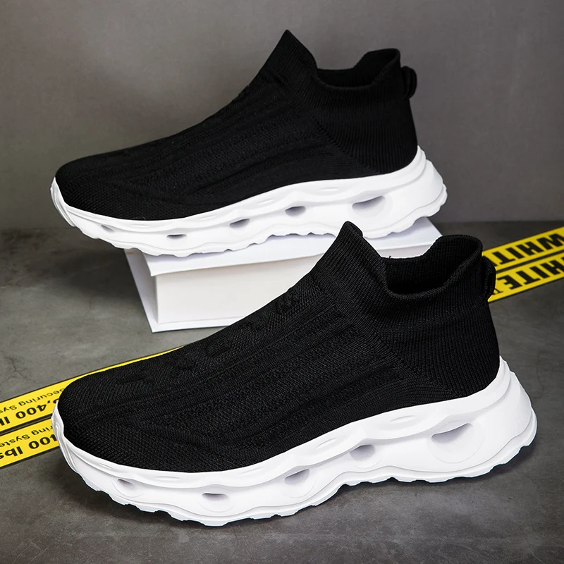 

Outdoor Casual Shoes Women Men Sneakers for Fitness Tennis Mesh Breathable Sock Shoes Slip on Low Top Running Shoes Slip On