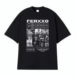 Rapper Feid Ferxxo Concert Cover Graphic T-shirt Men Women Hip Hop Retro High Quality T Shirt Casual Cotton O-Neck T Shirts Tops