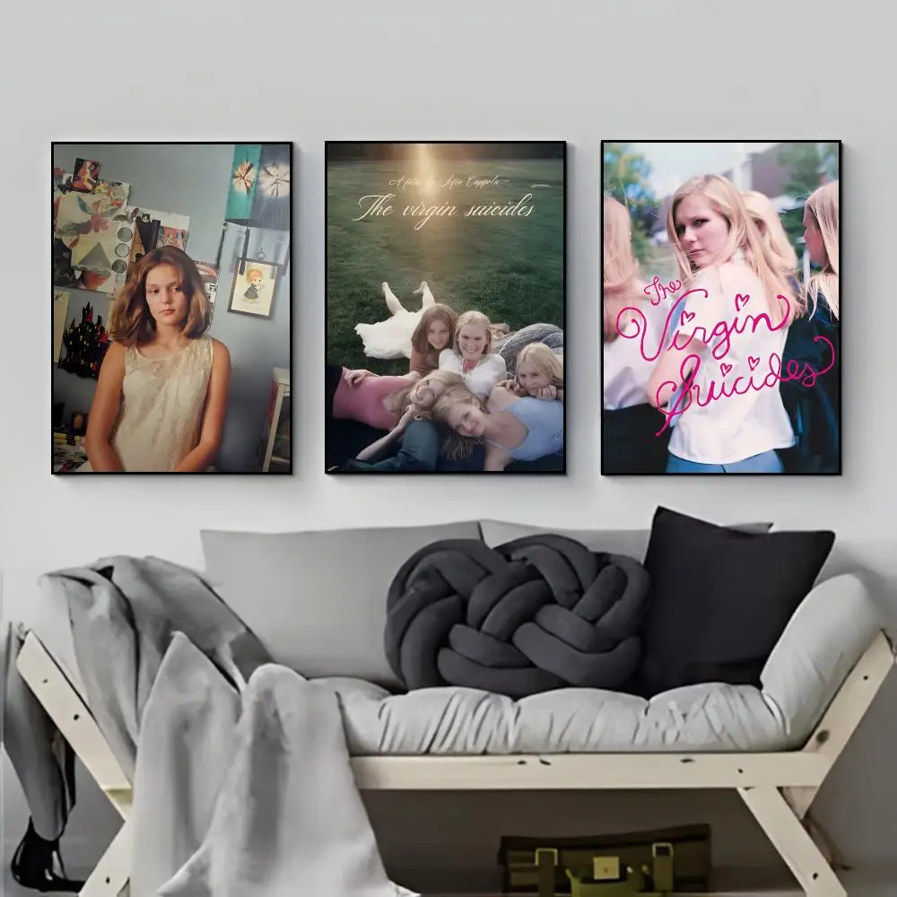Drama Movie T-The V-Virgin S-Suicides Poster Elegant Indoor Artwork Design & Contemporary Home Decor