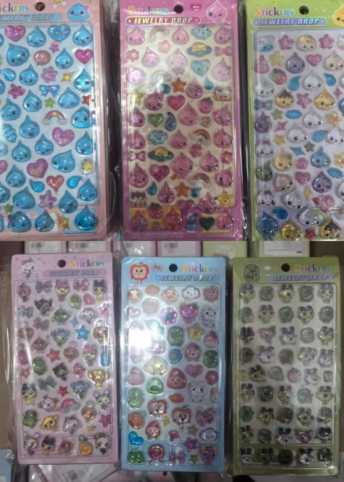 

30 шт. японских 3D-наклеек Tamagotchi с объемным тиснением для декора чехлов для телефонов, милые наклейки для блокнотов, оптом