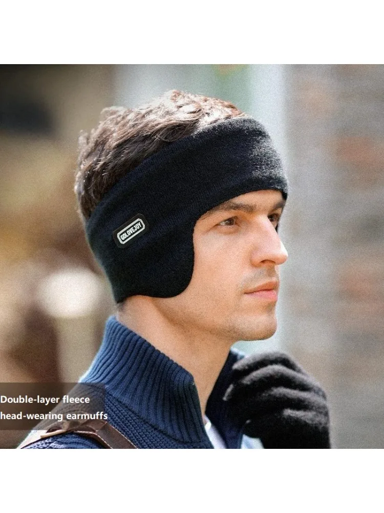 AliExpress NONE Warm Earmuffs Running Skiing Outdoor Sports Headband Forehead Cycling Cold Proof Headband Ear Muffs Men Thickened Warmth EZr03