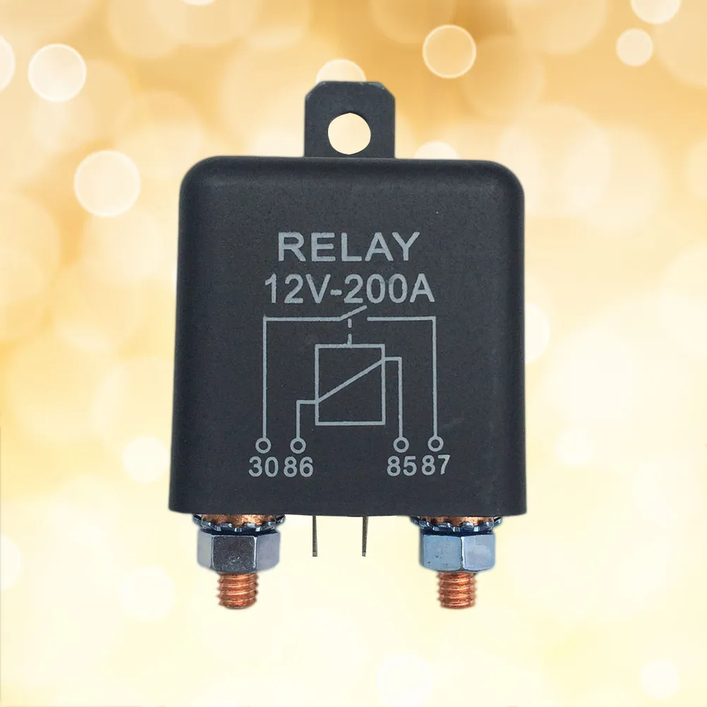 

200A Starting Relay Universal 12V on Off Auto Power Switch Water Resistant Plastic Isolator Automotive Relay for Car Mower