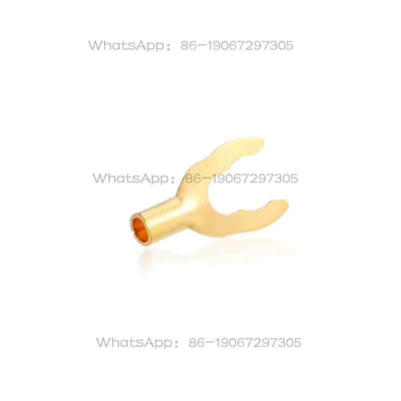 GS-100Y Series Phosphor Bronze Gold-plated 24K Speaker Cable SPADES Plug Y Plug