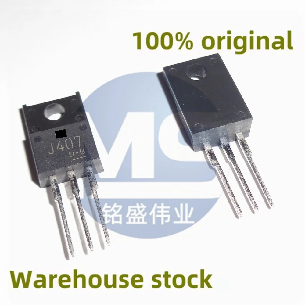100% original 5PCS 2SK2381 and 5PCS 2SJ407 K2381 J407 200V 5A direct insertion TO-220F MOSFET in stock direct sale