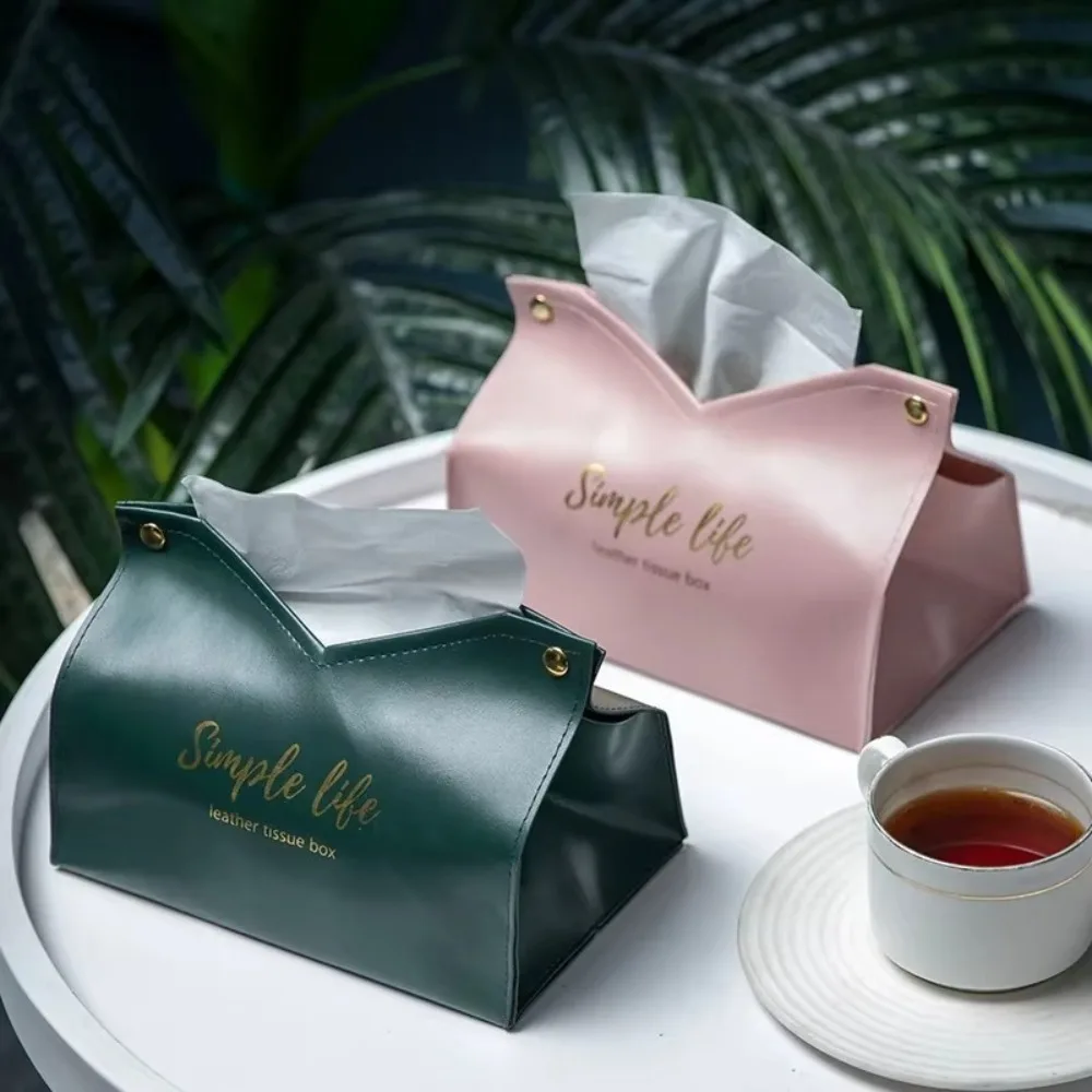 

Коробка для салфеток из искусственной кожи, водонепроницаемый большой держатель для салфеток, складная многоцелевая кухонная коробка для хранения бумаги, гостиная, кухня