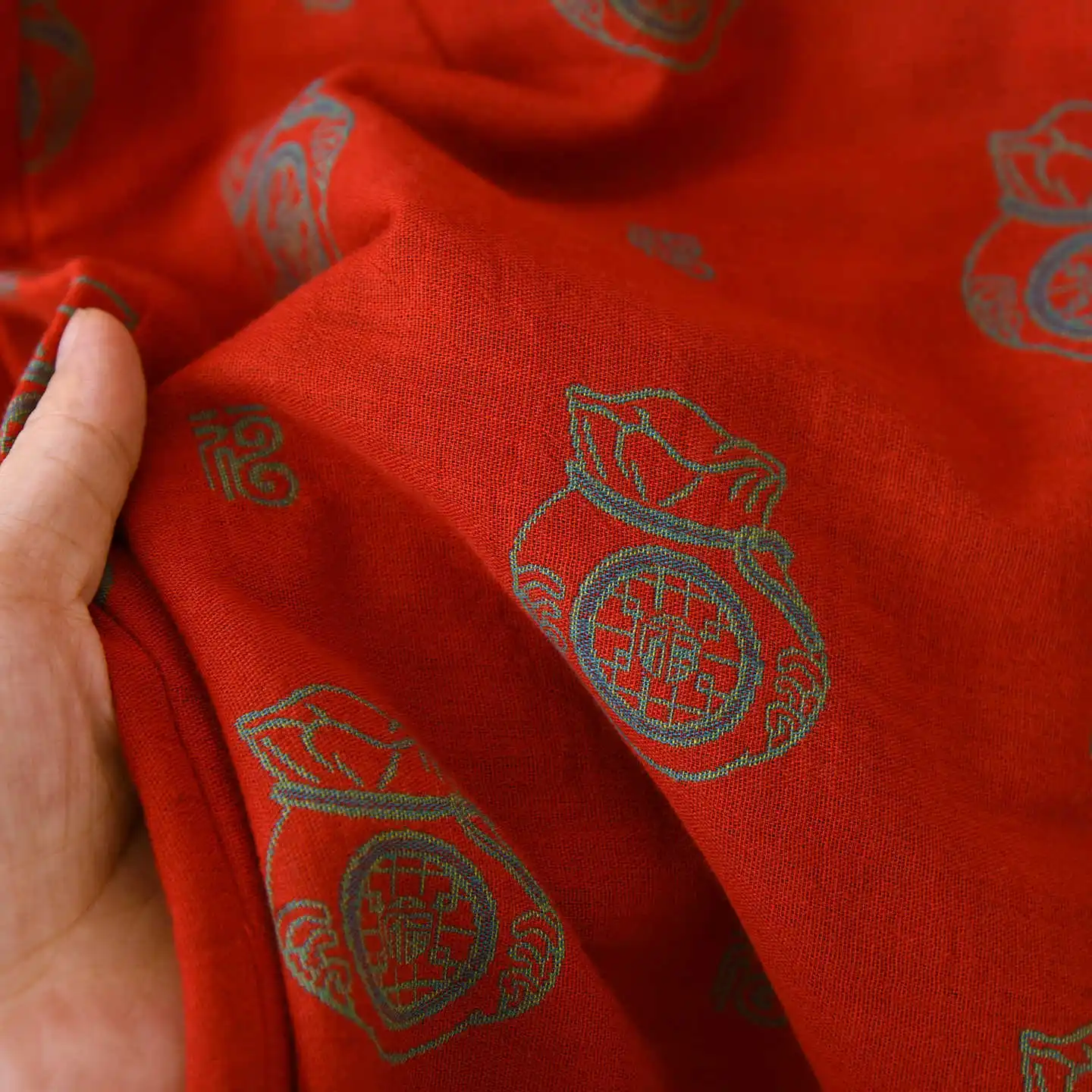 2026 Frühling & Herbst Damen Schlafanzug-Set aus 100% reiner Baumwolle, Jacquard, Rundhals, Langarm, zweiteiliges Homewear-Set – Detail 16