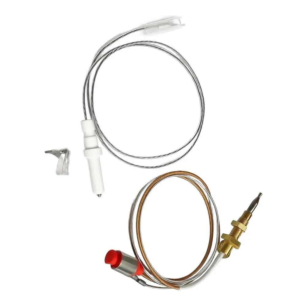 Brass Thermocouple and Electrode Wire Assembly for Household Embedded Gas Cooktops Flame Detection Safety Function