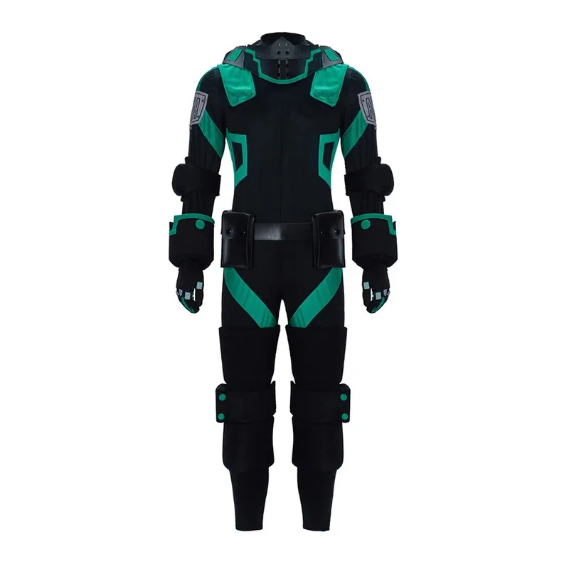 

Anime My Hero Academia Midoriya Izuku Cosplay Costume Jumpsuit Battle Suit Clothes Accessories Suit Man Halloween Costume