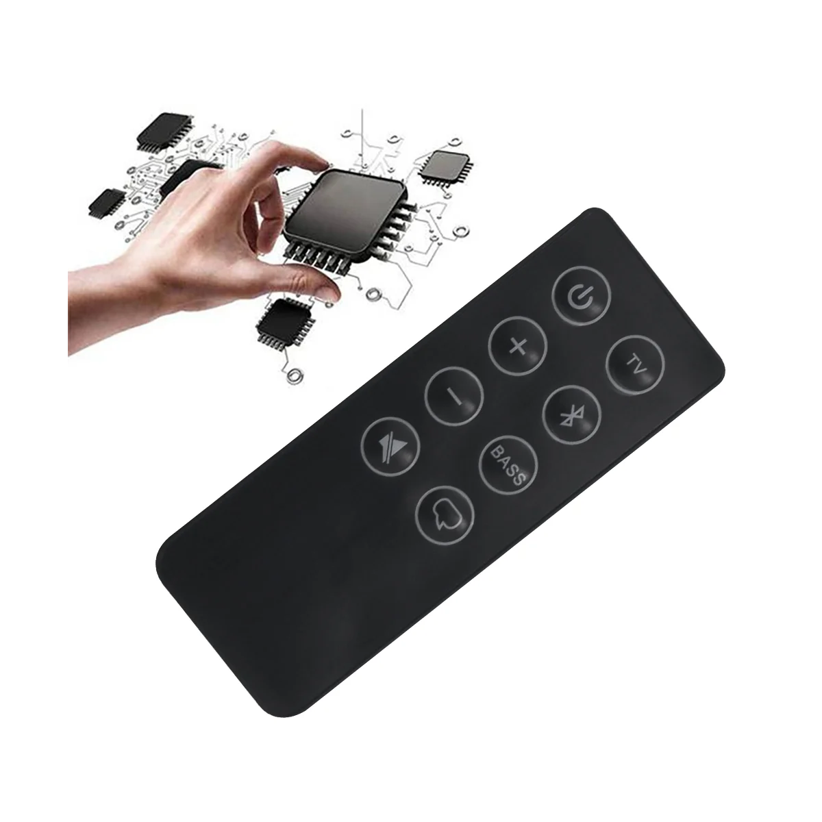 CD Player Home Media Audio Remote Control for Bose SOLO 5 15 II Bluetooth-Compatible Music System Controller