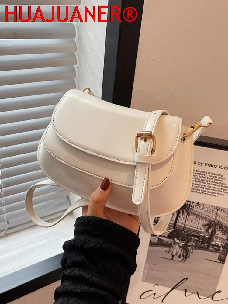 Small Female Bags Flap Luxury Designer Handbags for Women Shoulder Crossbody Bag Women's Handbag Pu Leather 2023 Trend Solid