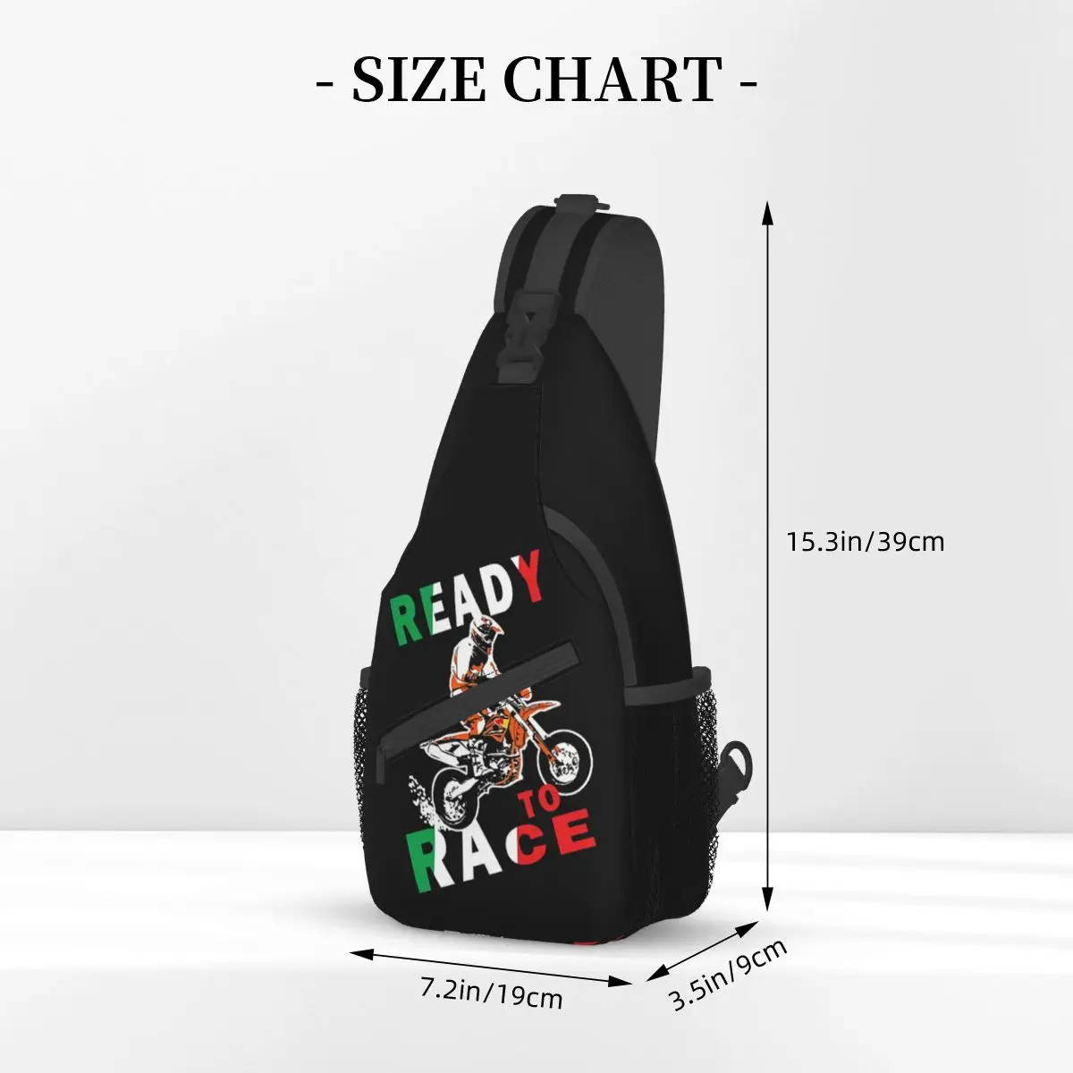 France Crossbody Chest Bags Race Enduro Cross Motocross Bitumen Bike Pockets Travel Pack Messenger Sports Teens Shoulder Bag