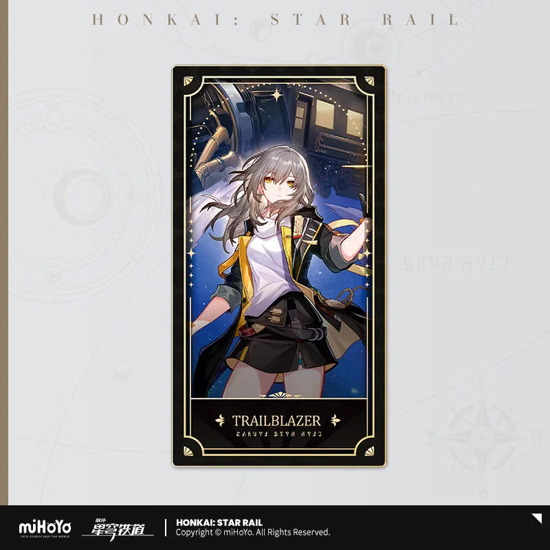 Honkai: Star Rail MiHoYo Produto Oficial Caixa Cega Grupo Um Ano de Aniversário Coleção Cartão Laser cartão cosplay presente