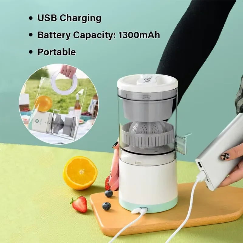 Automatic Electric Citrus Juicer Orange Lemon Fresh Orange Juice Machine Potable Orange Juice Machine For Home