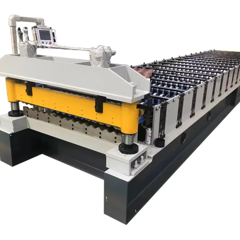 YG Customized Automatic Corrugated Wave Roof Panel Metal Wall Plate Roll Forming Machine With Bearing & Gearbox 380V Steel Roofi