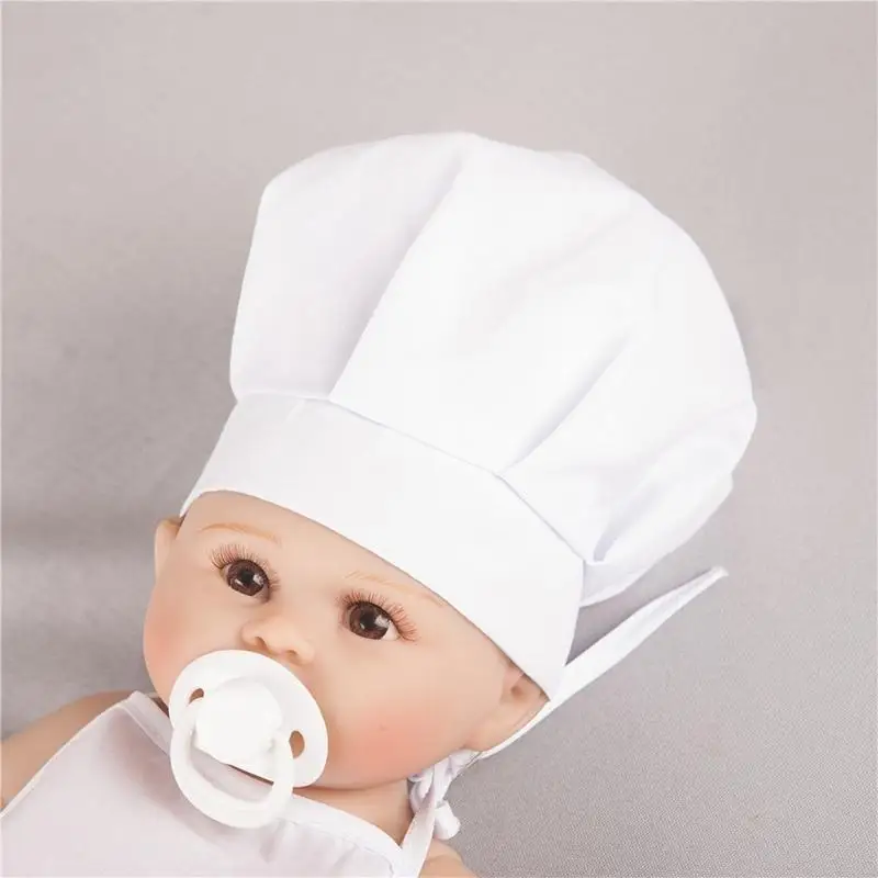 

Y88D Baby Chef Шляпа для детей для детей младенца для малыша приготовление выпечки белой униформы костюм
