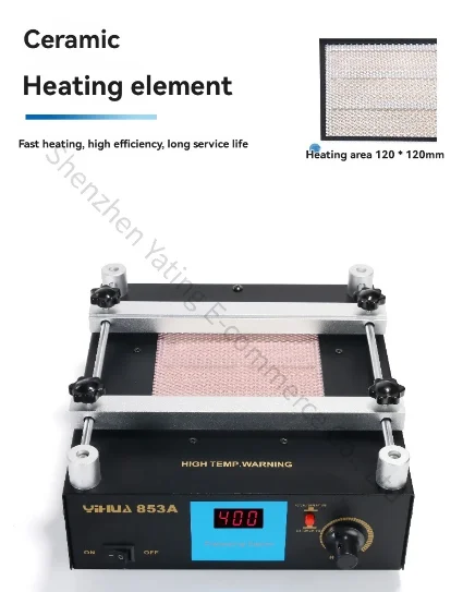 New BGA Repair Heating Table Hot Air Gun Disassembly Soldering Table Three in One Constant Temperature Preheating Table