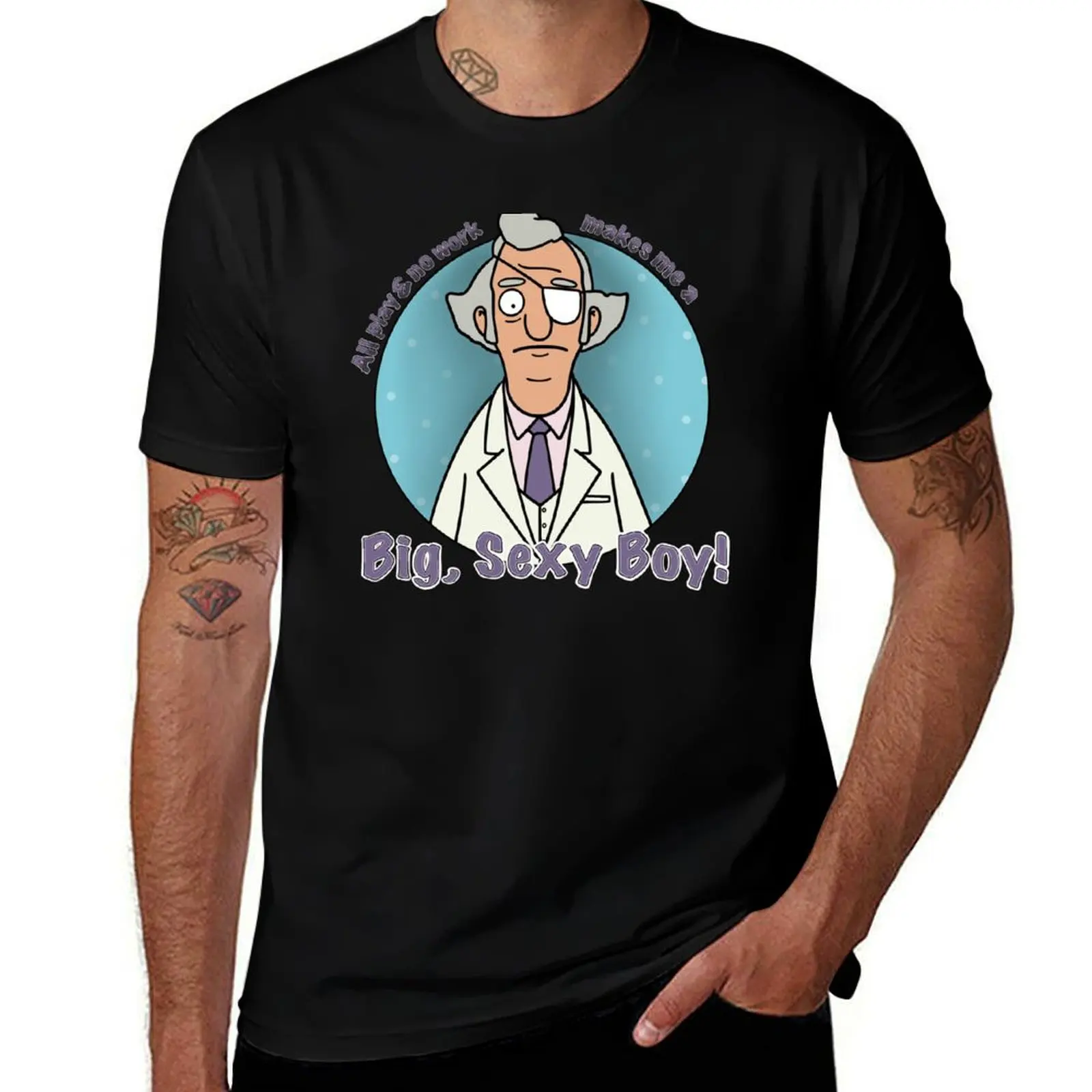 

Calvin Fischoeder Big, Sexy Boy T-Shirt street wear hippie clothes T-shirts oversize essential t shirt clothing for men
