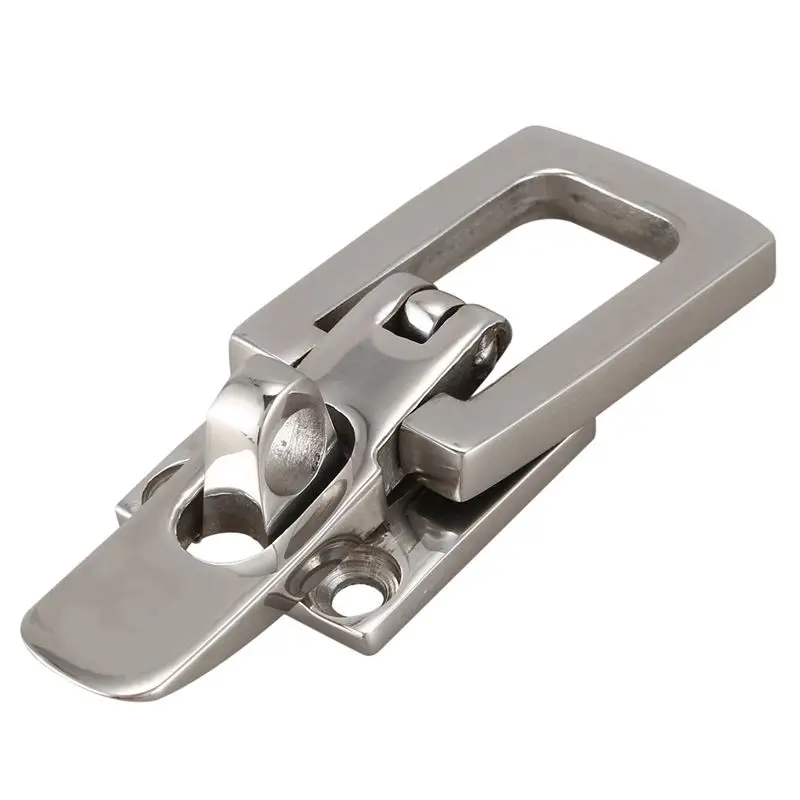 A60E-10X 316 Stainless Steel Marine Boat Door Lock Latch Catch Anti-Rattle Fastener Clamp 70Mm Marine Hardware