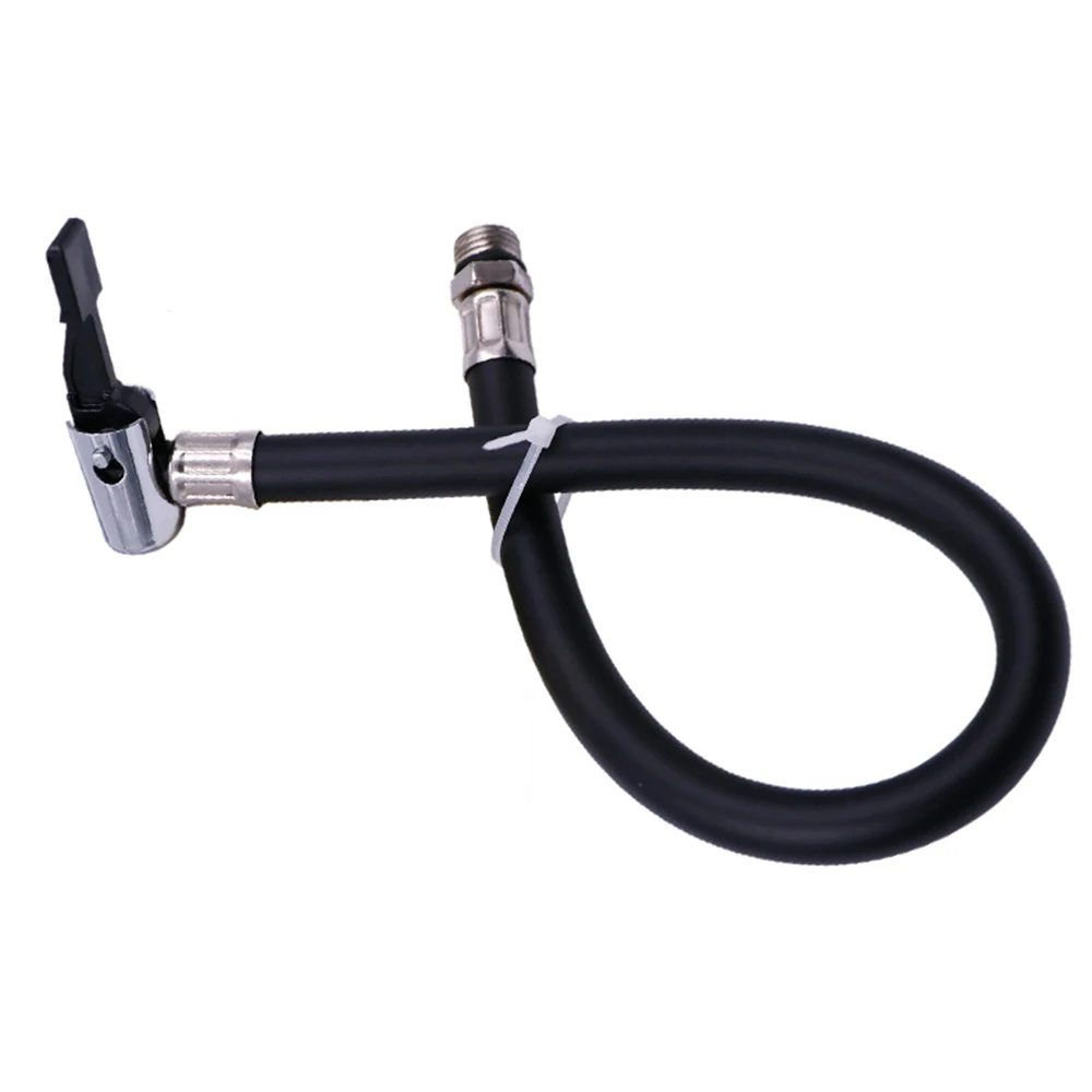 1 Pcs Inflator Car Mounted Inflation Pump Nozzle Extension Tube Quick Inflation Clamp Tire Quick Inflation Nozzle Extension Tube
