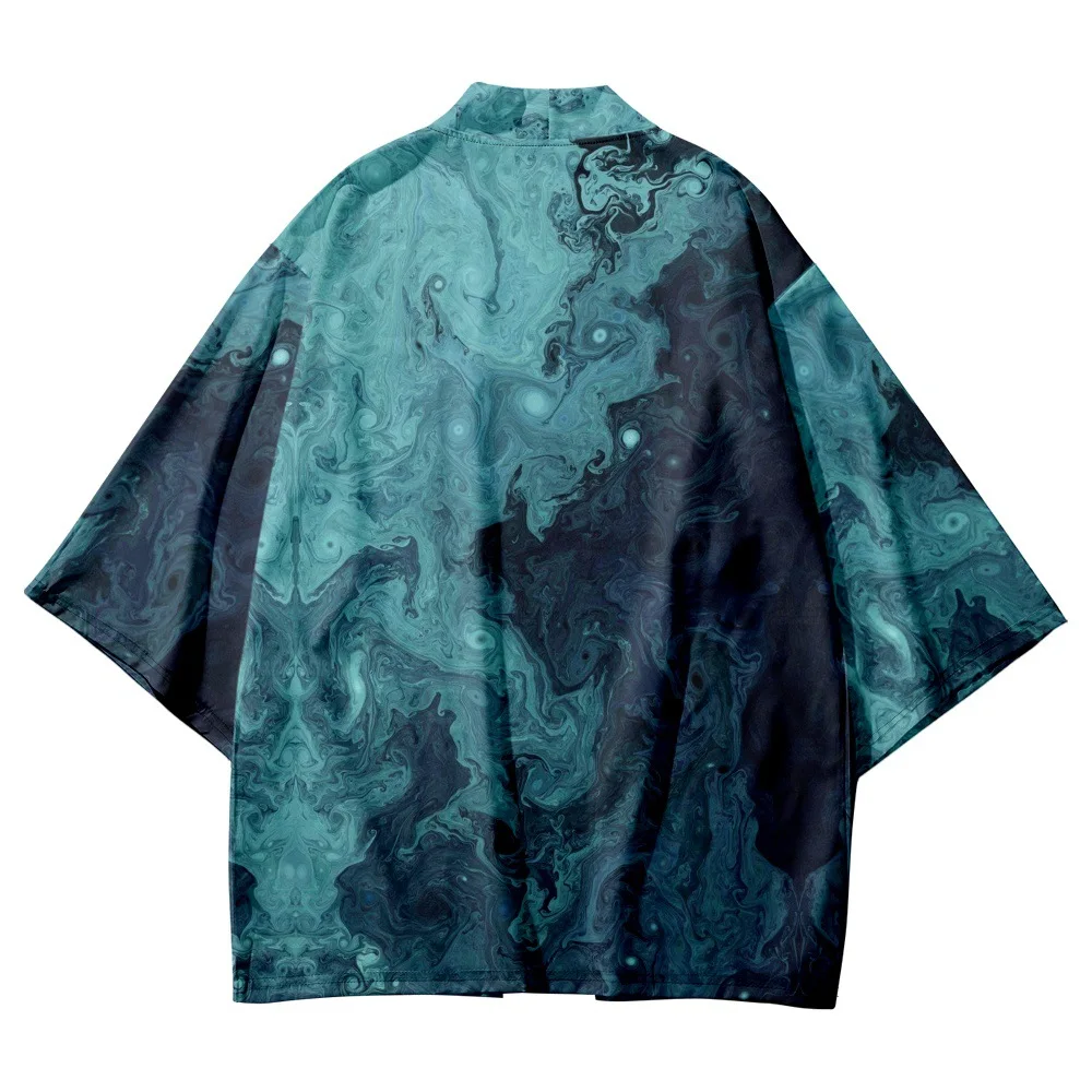 

Vintage Traditional Print Kimono Men Japanese Yukata Female Women Cardigan Shirt Cosplay Haori Robe Fashion Asia Clothing