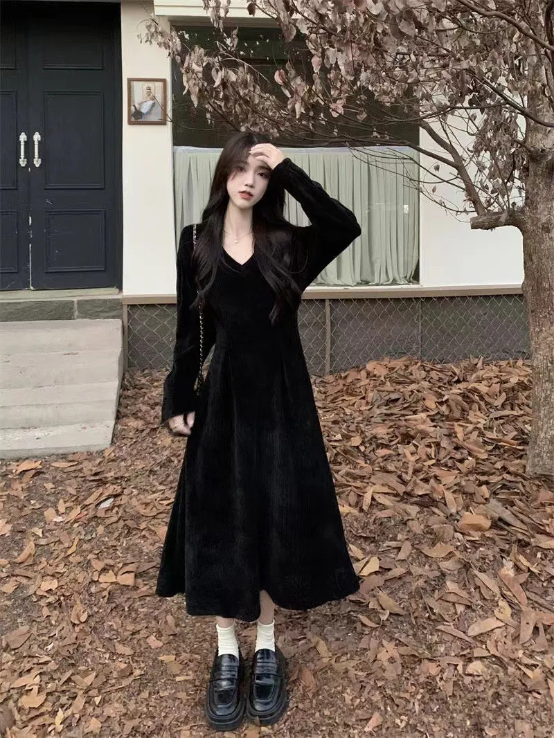 فساتين نسائية فستان بناتي ربيعي كتان سموكينج حريري الخصر الترفيه اليومي بسيط رعوي فني مريح للتنفس نقي