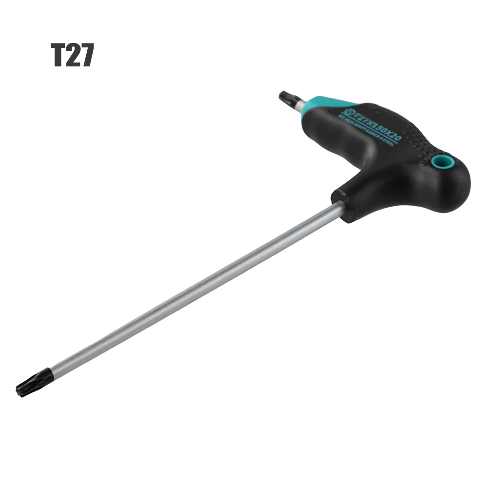 T-Handle Torx Wrench Repair Tool Torx Screwdriver Double Head T6-T30 With Hole For Torx Screws Auto Bike Repair Tool