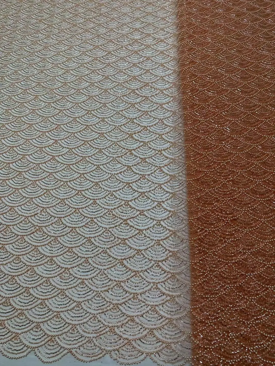 

French Tulle Beads Lace Fabric African Lace Fabric L-1308824 High Quality Nigerian Embroidery Lace Fabric For Wedding Sewing