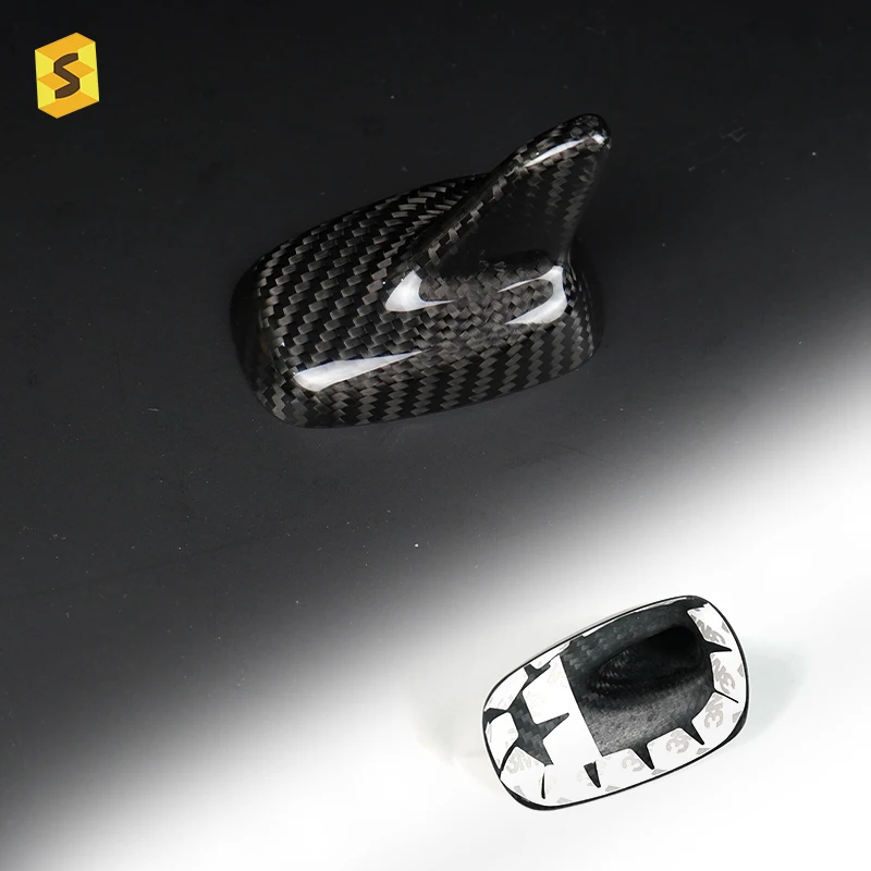 

Крышка антенны на крышу, настоящая твердая сухая отделка из углеродного волокна для Volkswagen Golf Magotan Sagitar Lamando Lavida Passat Teramont Tiguan, новинка