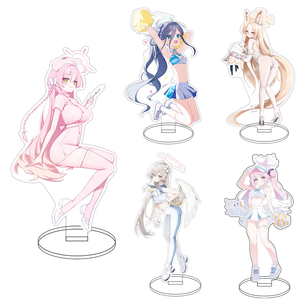 

15CM Game Anime Blue Archive Acrylic Stand Model Cosplay Characters Ornament Accessories Goods Collection Gifts